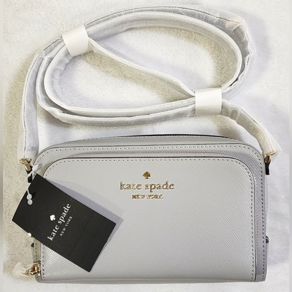 NWT Kate Spade Staci Dual Zip Around Crossbody